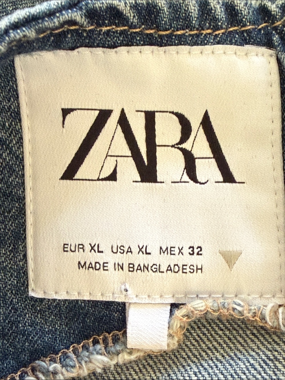 ZARA Sleeveless Denim Midi Dress - Picture 7 of 11
